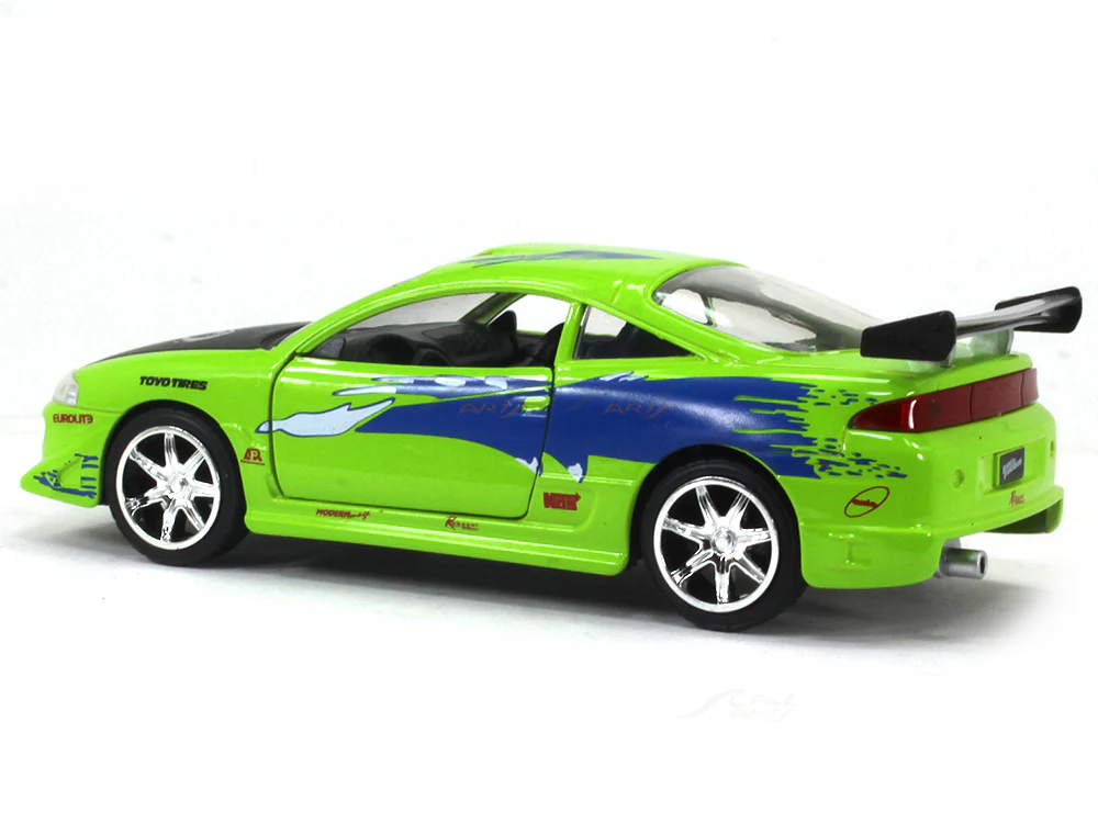 Brian's 1995 Mitsubishi Eclipse Fast & Furious 1:32 Jada diecast Scale Model Car - Image 3