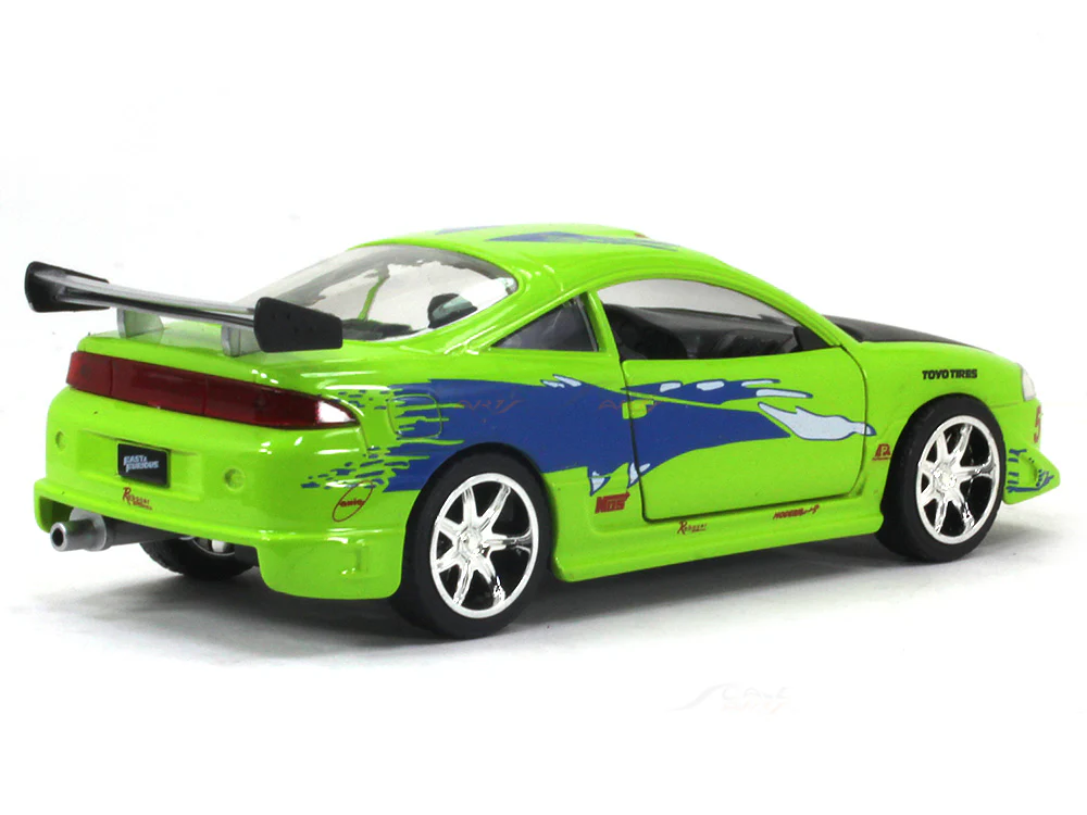 Brian's 1995 Mitsubishi Eclipse Fast & Furious 1:32 Jada diecast Scale Model Car - Image 4