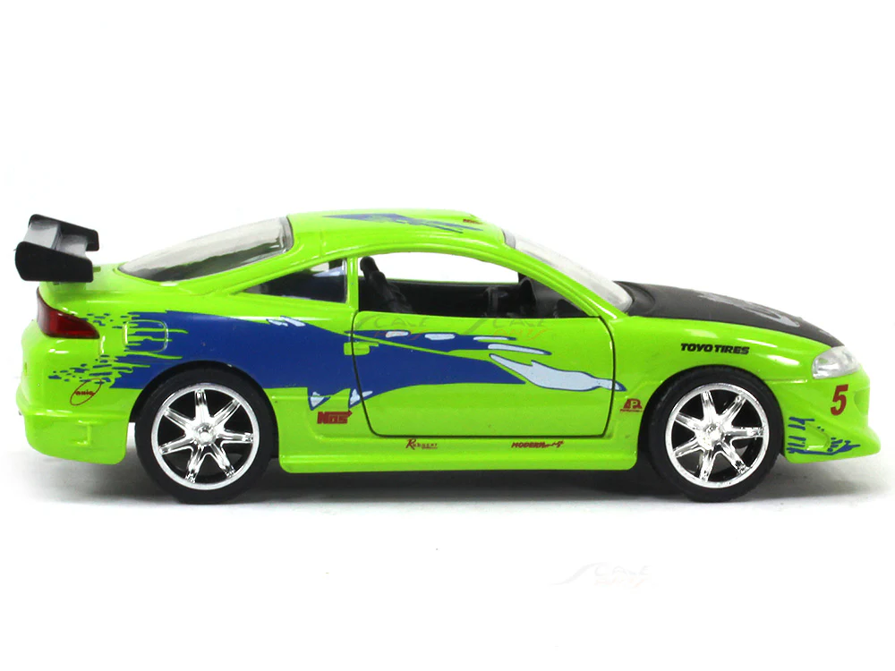 Brian's 1995 Mitsubishi Eclipse Fast & Furious 1:32 Jada diecast Scale Model Car - Image 5