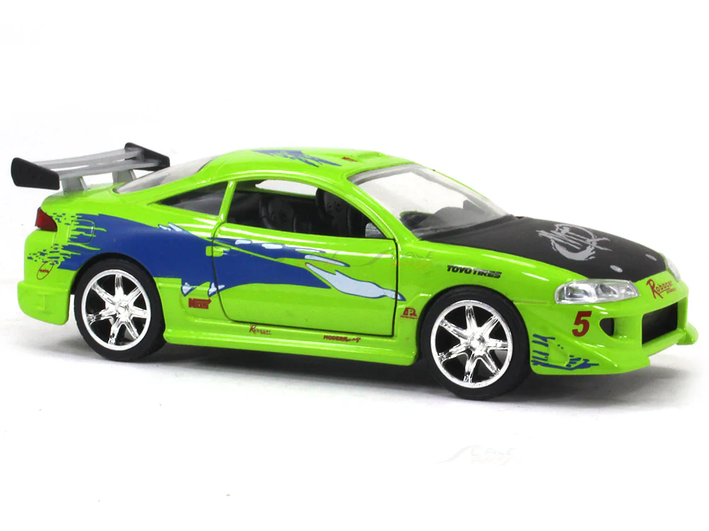 Brian's 1995 Mitsubishi Eclipse Fast & Furious 1:32 Jada diecast Scale Model Car - Image 6