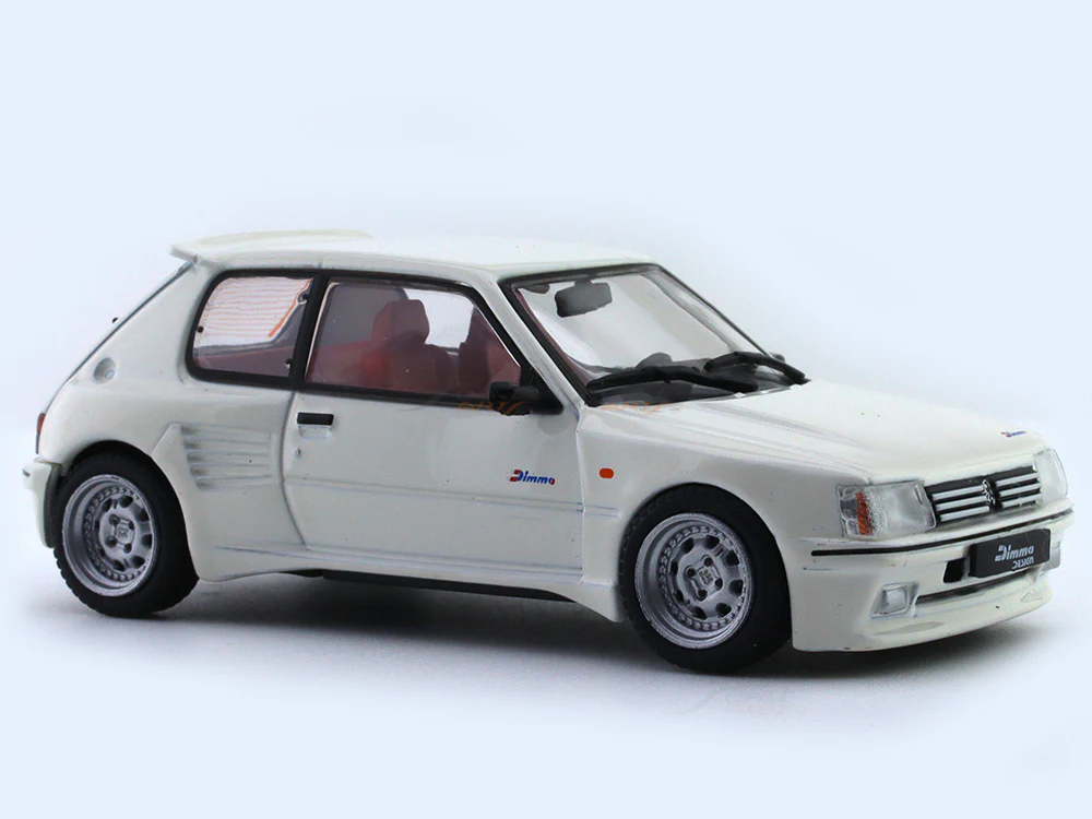 1991 Peugeot 205 GTI Dimma Bodykit white 1:43 Solido diecast scale model car - Image 6