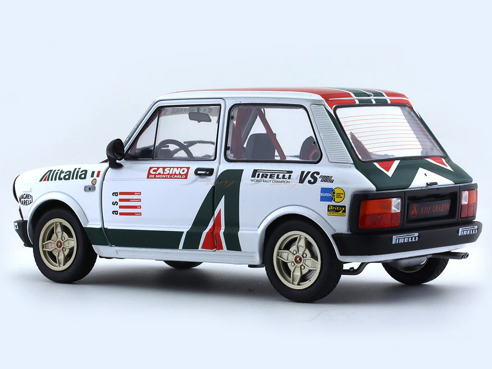 Broken Packaging : 1980 Autobianchi Abarth A112 Rally Set 1:18 Solido diecast Scale Model collectible - Image 3