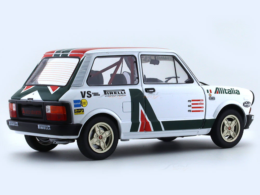 Broken Packaging : 1980 Autobianchi Abarth A112 Rally Set 1:18 Solido diecast Scale Model collectible - Image 4