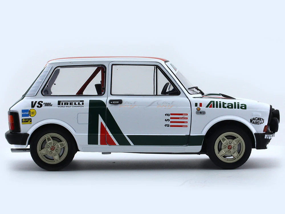 Broken Packaging : 1980 Autobianchi Abarth A112 Rally Set 1:18 Solido diecast Scale Model collectible - Image 5