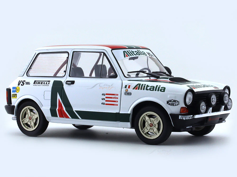 Broken Packaging : 1980 Autobianchi Abarth A112 Rally Set 1:18 Solido diecast Scale Model collectible - Image 6