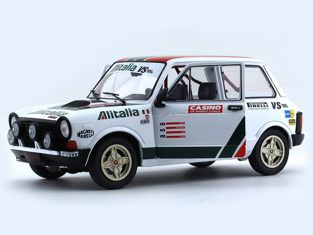 Broken Packaging : 1980 Autobianchi Abarth A112 Rally Set 1:18 Solido diecast Scale Model collectible - Image 7