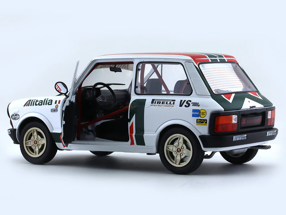 Broken Packaging : 1980 Autobianchi Abarth A112 Rally Set 1:18 Solido diecast Scale Model collectible - Image 9