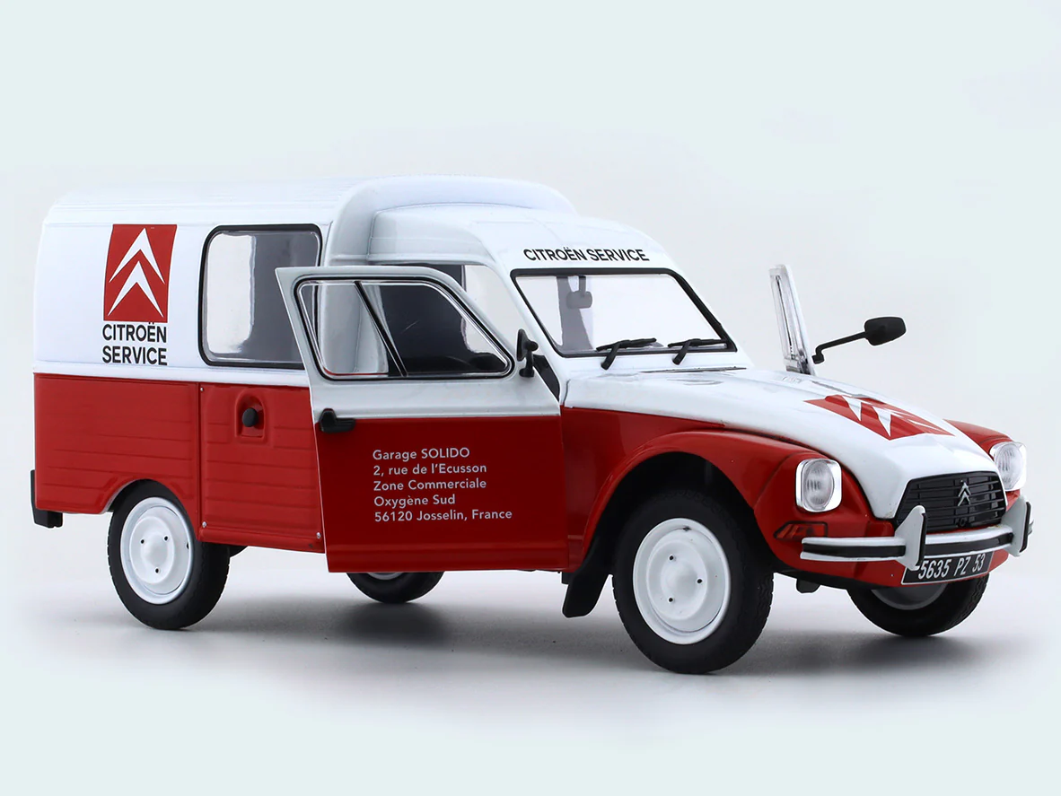 1984 Citroen Acadiane Assistance Van 1:18 Solido diecast scale model car collectible - Image 12