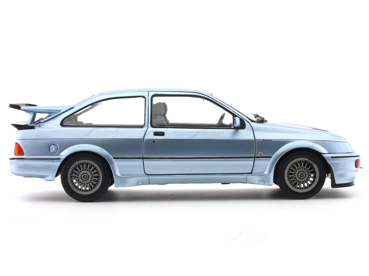1987 Ford Sierra RS500 blue 1:18 Solido licensed diecast scale model car collectible - Image 12