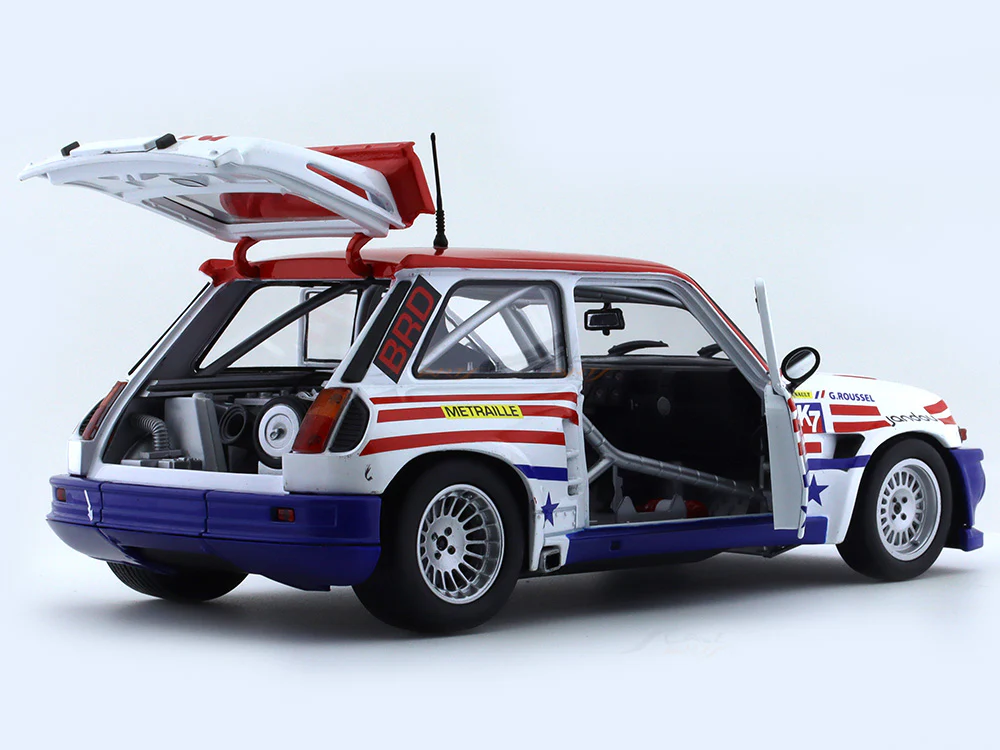 Broken packaging : 1987 Renault 5 Maxi Turbo 1:18 Solido diecast Scale Model collectible - Image 10