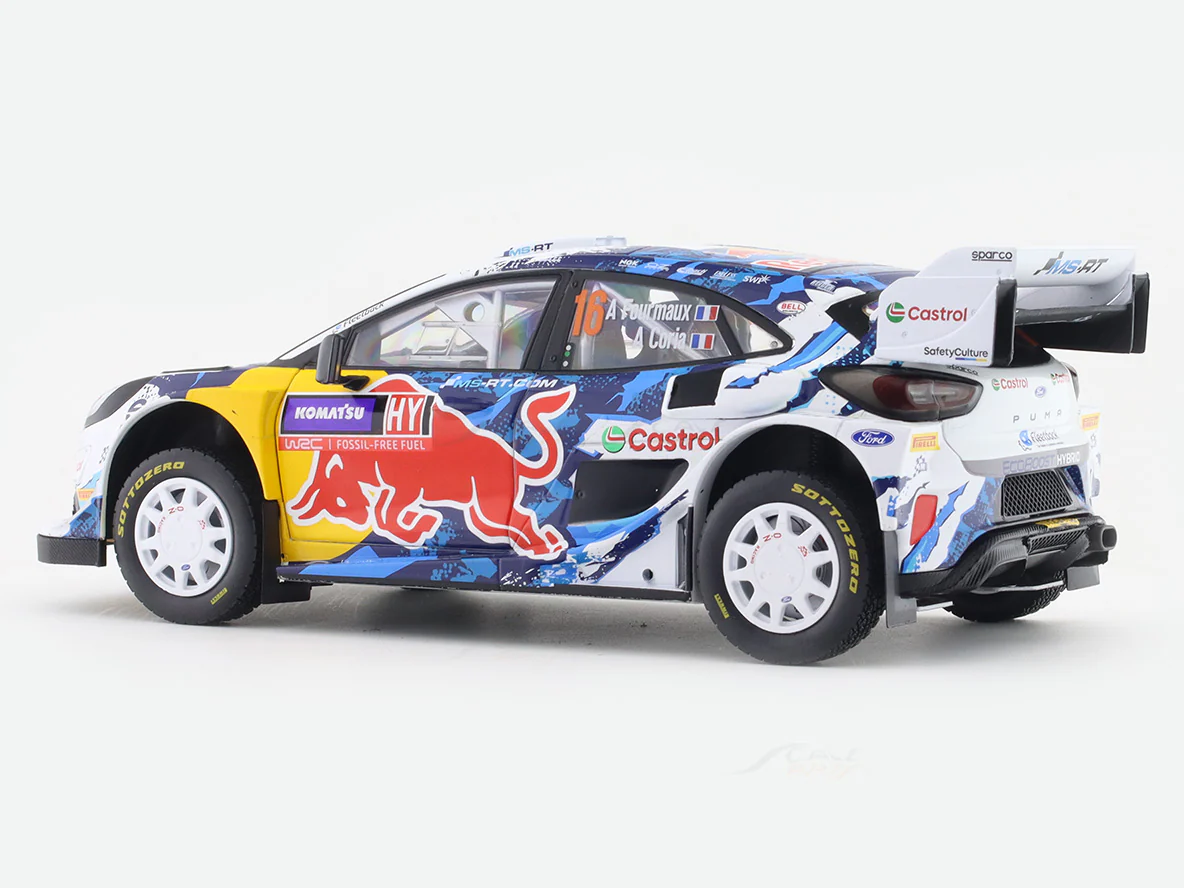 2024 Ford Puma Rally1 3rd Sweden 1:18 Solido licensed diecast scale model car collectible - Image 3