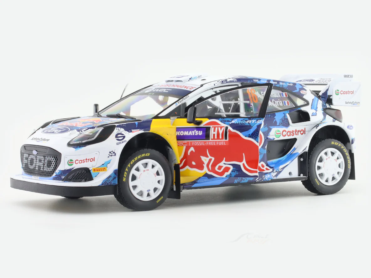 2024 Ford Puma Rally1 3rd Sweden 1:18 Solido licensed diecast scale model car collectible - Image 8
