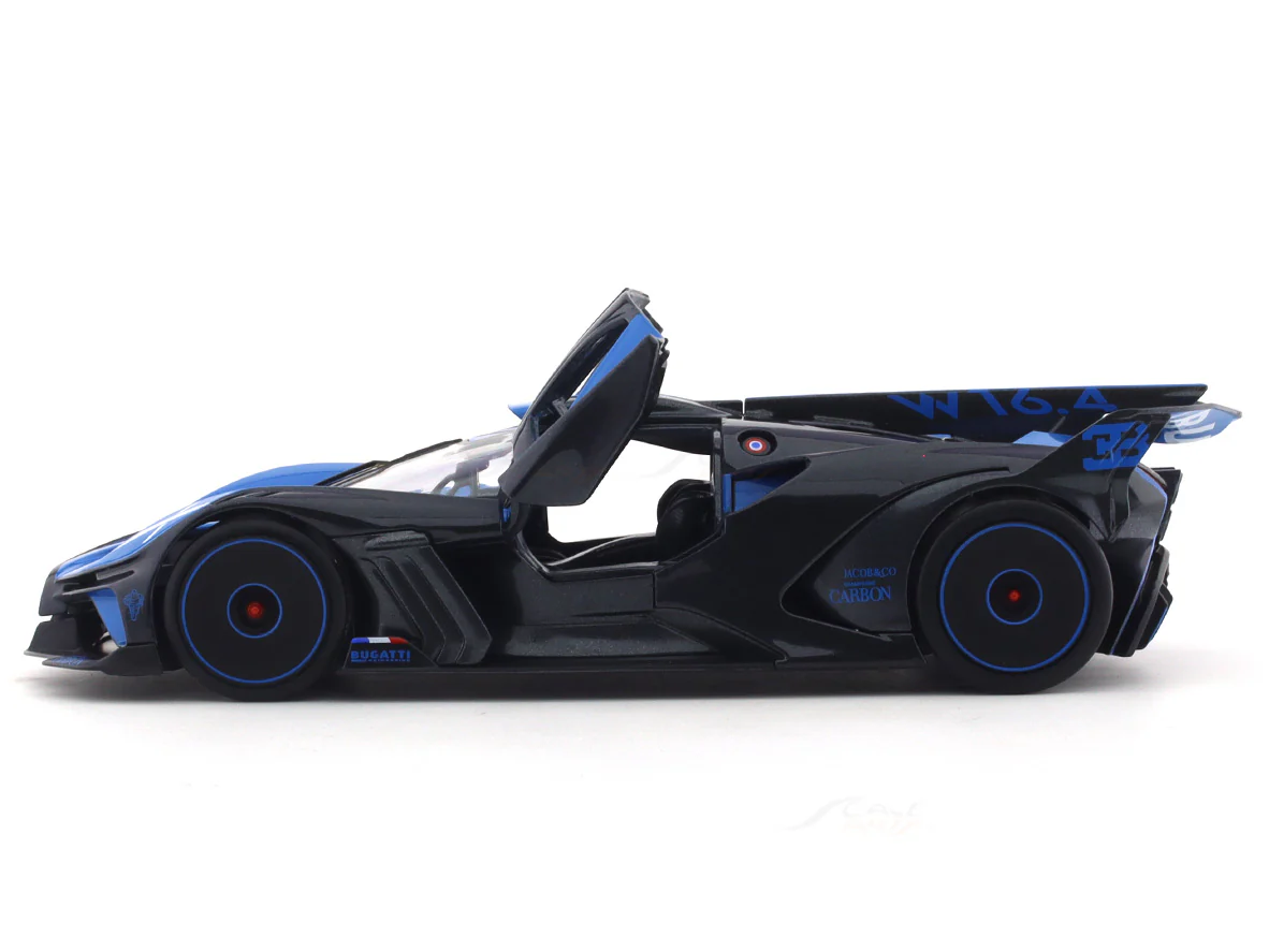Bugatti Bolide Blue 1:24 Maisto diecast alloy scale model car - Image 8