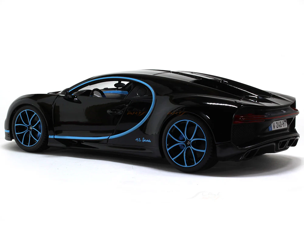 Bugatti Chiron 0-400km in 42 Seconds 1:18 Bburago diecast Scale Model car - Image 4