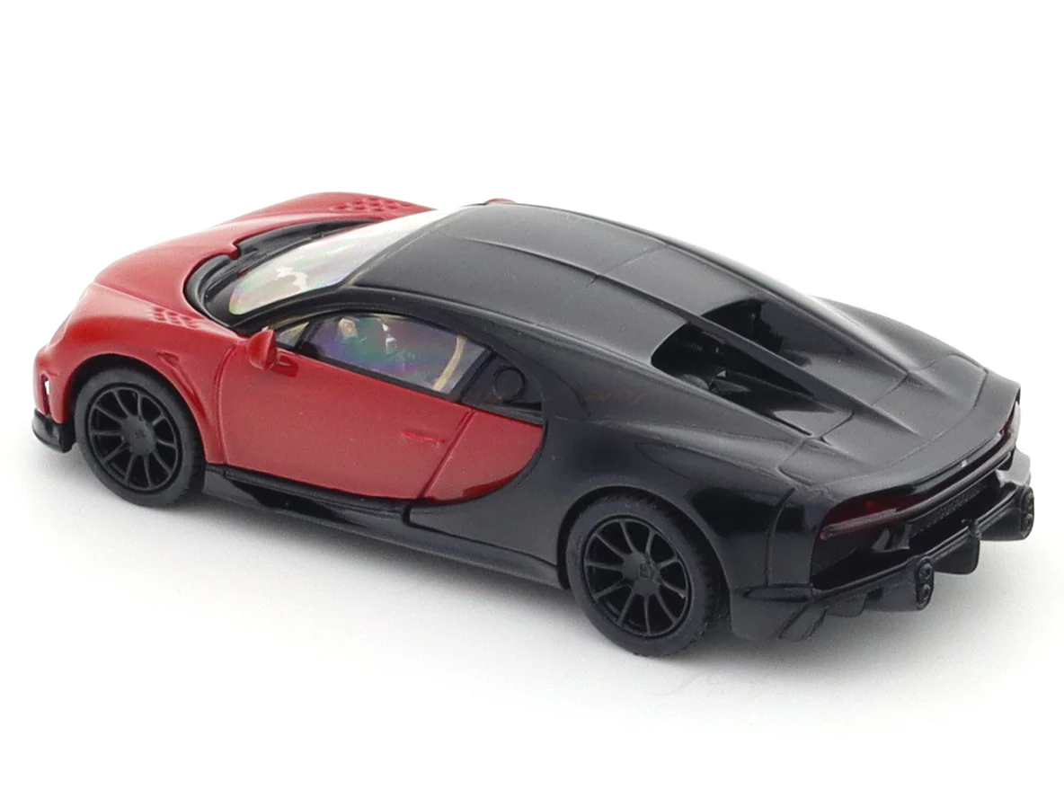 Bugatti Chiron Supersport red 1:64 PosterCars licensed diecast scale model car miniature car - Image 10