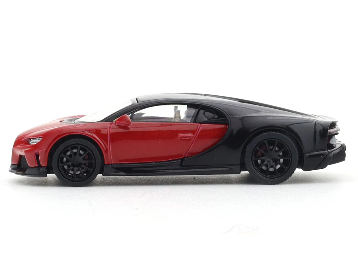 Bugatti Chiron Supersport red 1:64 PosterCars licensed diecast scale model car miniature car - Image 2