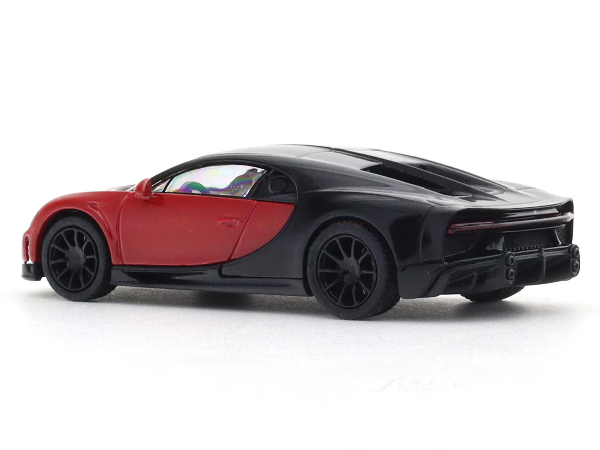 Bugatti Chiron Supersport red 1:64 PosterCars licensed diecast scale model car miniature car - Image 3