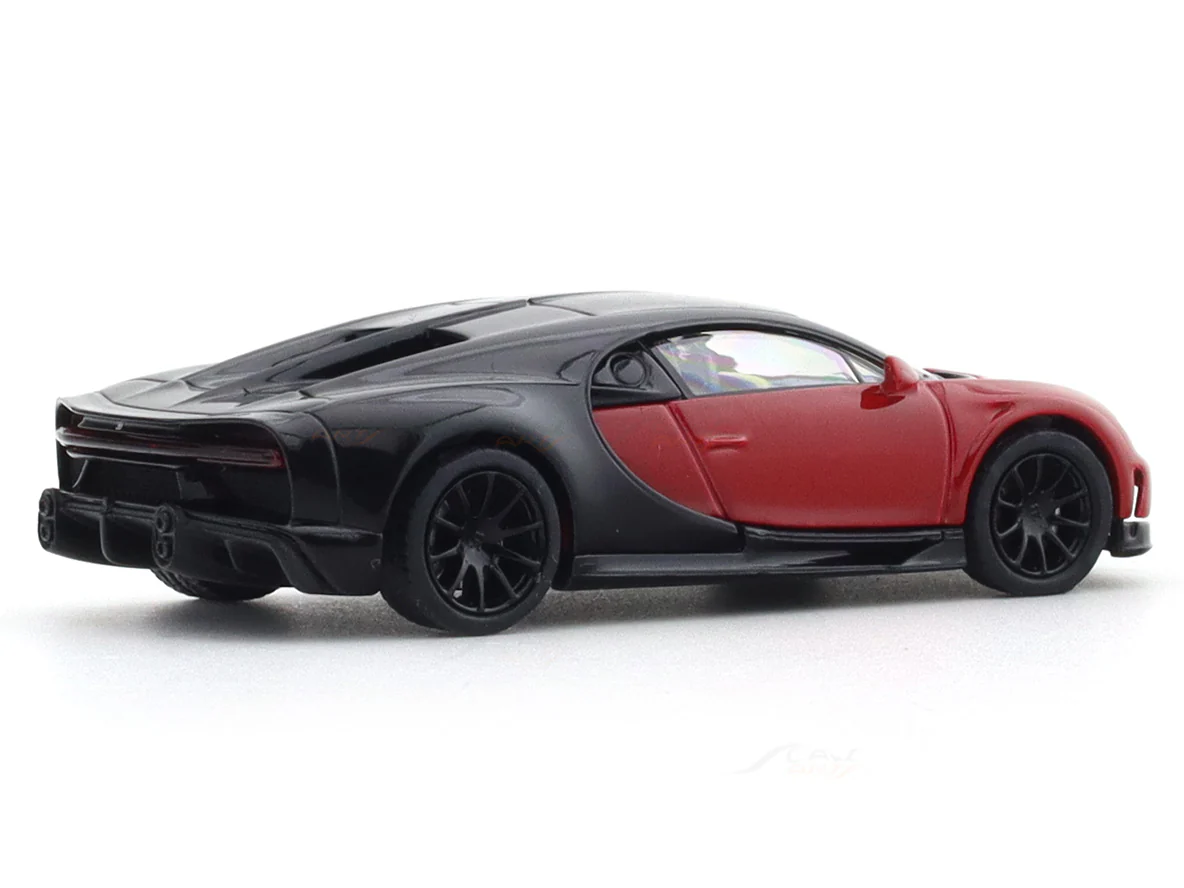 Bugatti Chiron Supersport red 1:64 PosterCars licensed diecast scale model car miniature car - Image 4