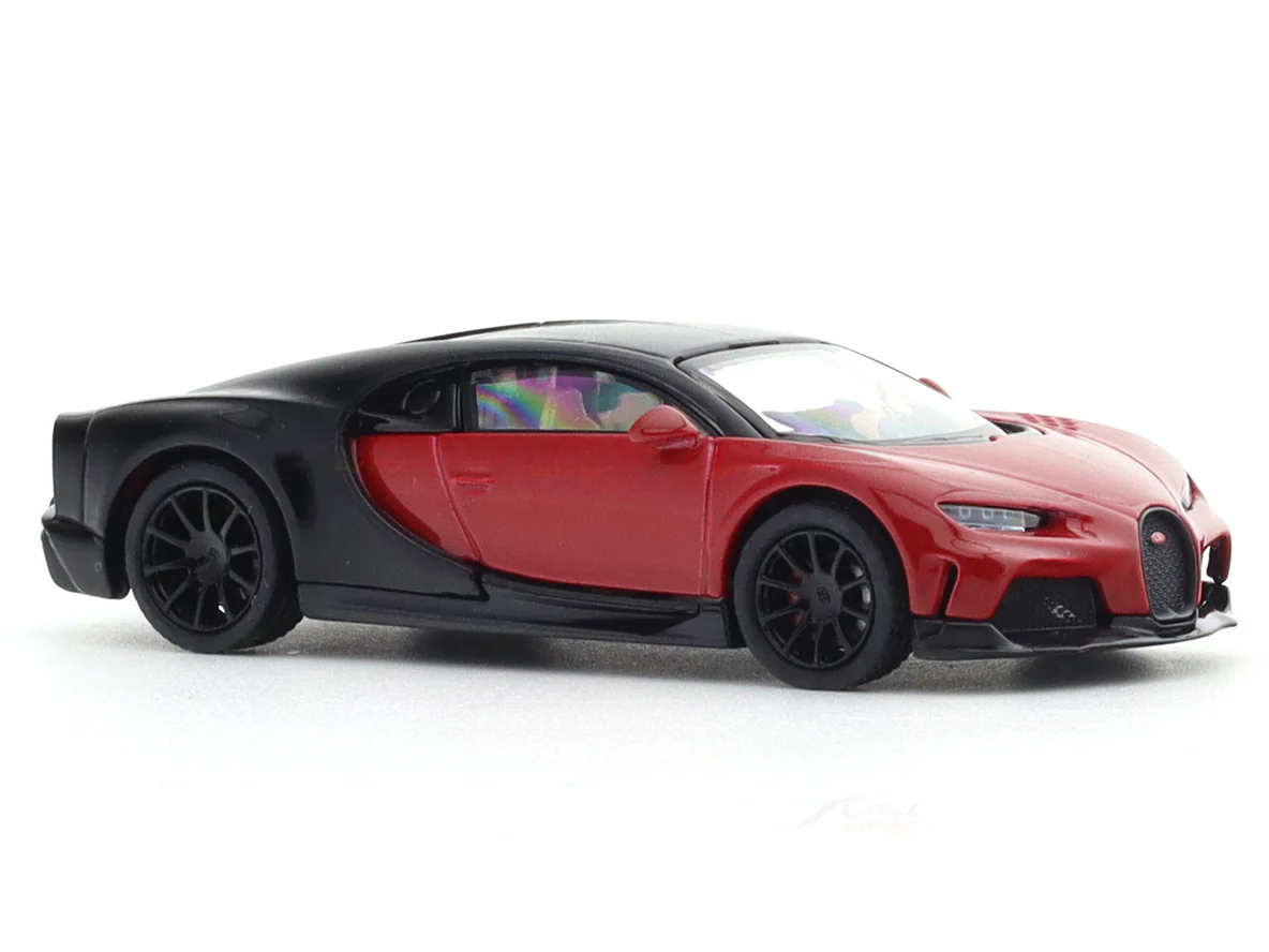 Bugatti Chiron Supersport red 1:64 PosterCars licensed diecast scale model car miniature car - Image 6