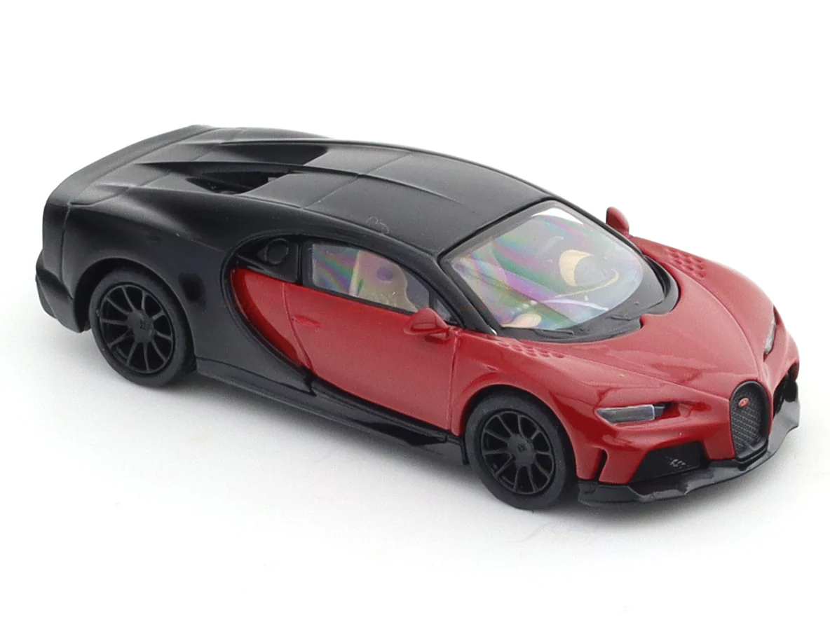Bugatti Chiron Supersport red 1:64 PosterCars licensed diecast scale model car miniature car - Image 9