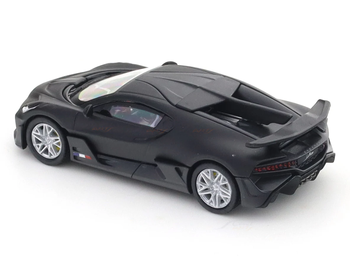 Bugatti Divo black 1:64 PosterCars licensed diecast scale model car miniature car - Image 10