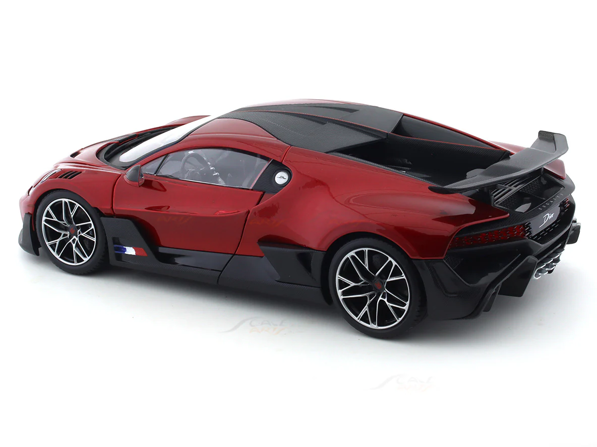 Bugatti Divo Red 1:18 Bburago licensed diecast Scale Model car collectible - Image 14