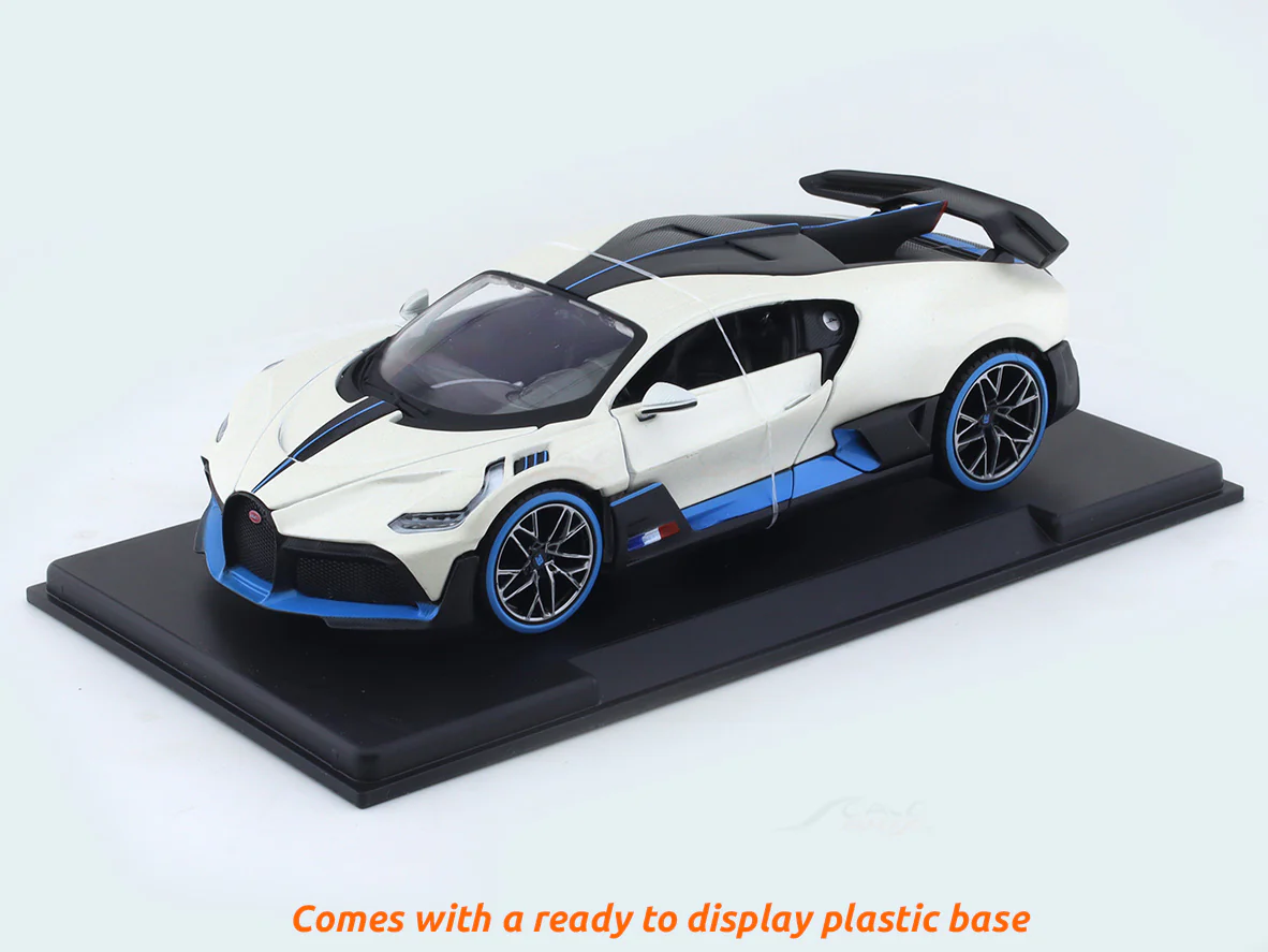 Bugatti Divo White 1:24 Maisto diecast alloy scale model car - Image 12