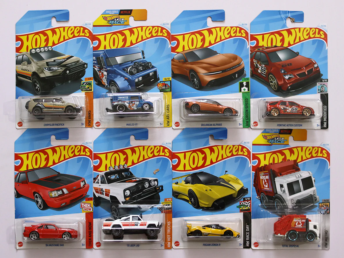 C4982 assortment Set BF 1:64 Hotwheels model car set of 8