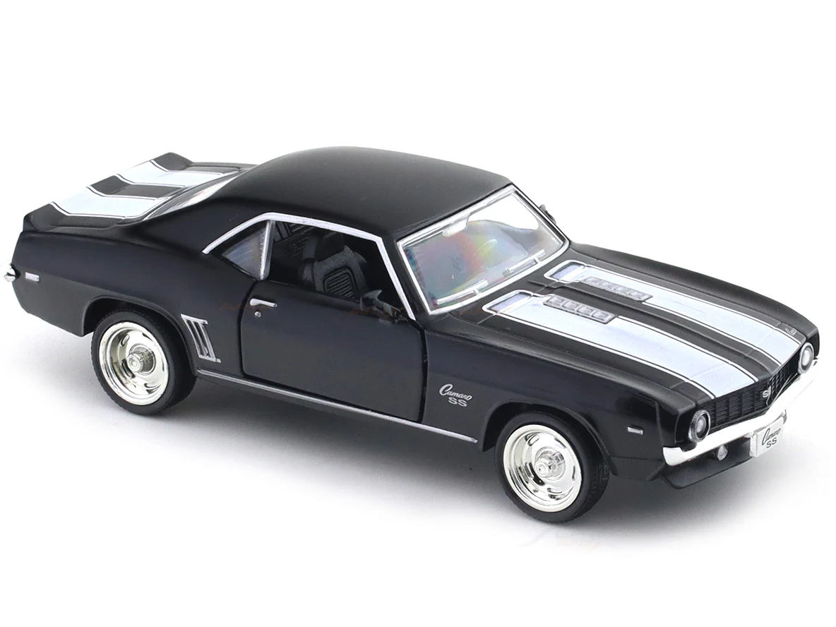 Chevrolet Camaro SS black 1:33-42 RMZ City licensed pull back car scale model - Image 10