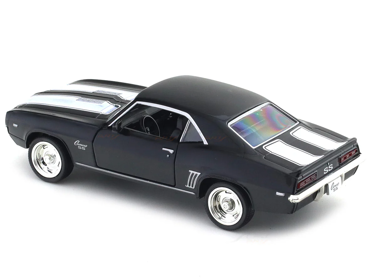 Chevrolet Camaro SS black 1:33-42 RMZ City licensed pull back car scale model - Image 11