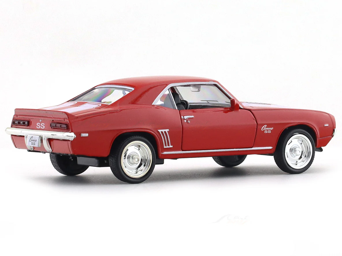 Chevrolet Camaro SS red 1:33-42 RMZ City licensed pull back car scale model - Image 4