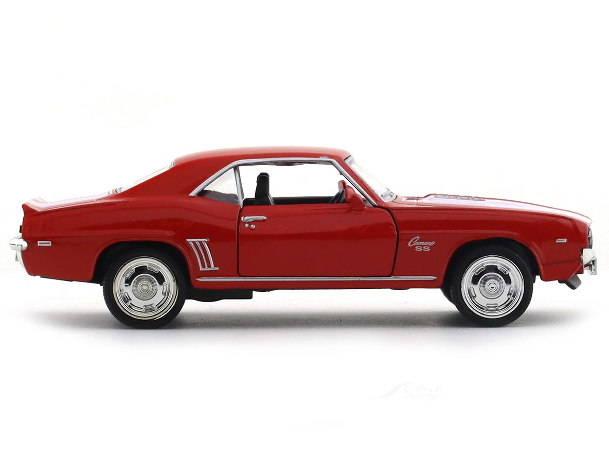Chevrolet Camaro SS red 1:33-42 RMZ City licensed pull back car scale model - Image 5