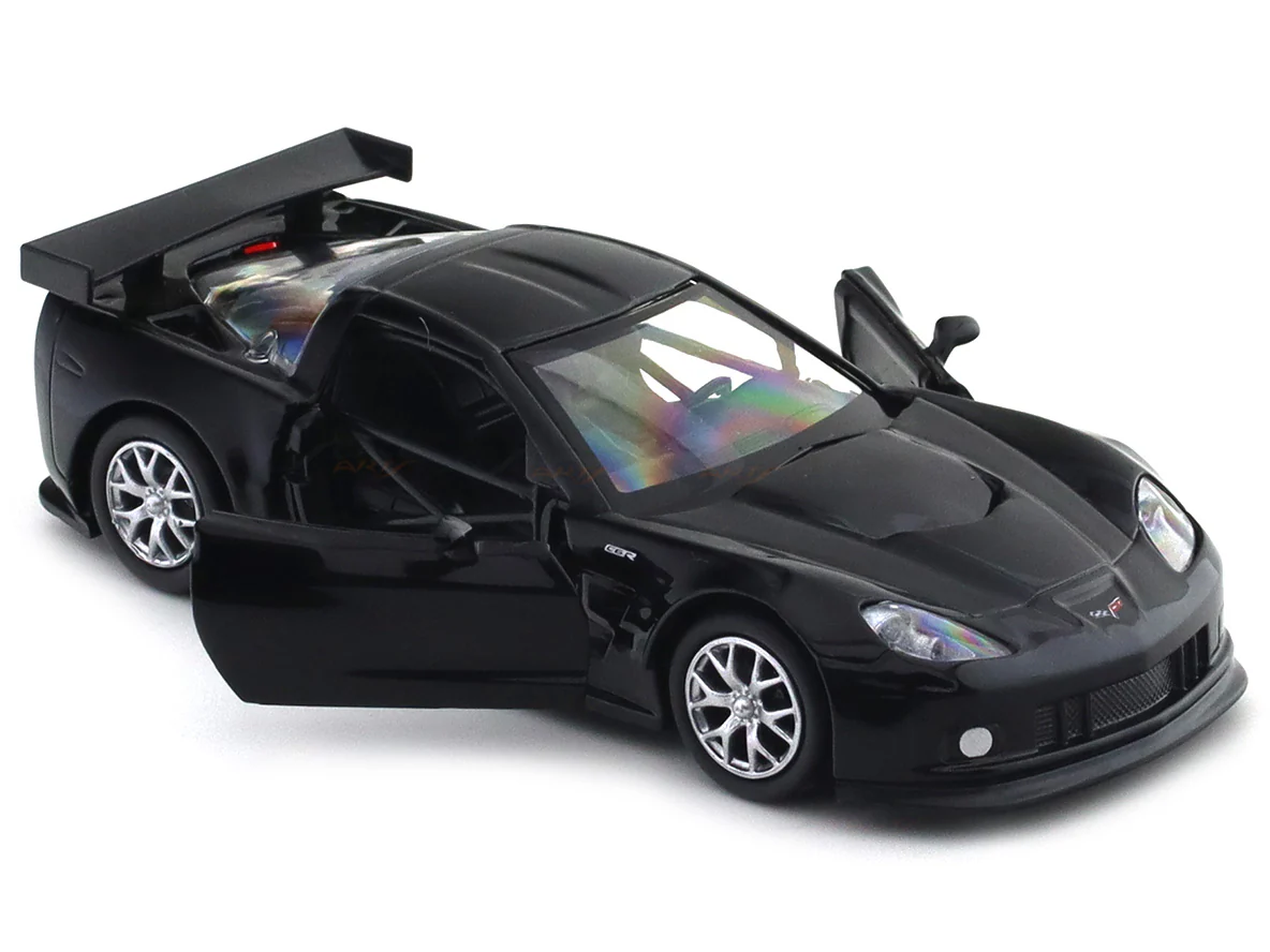 Chevrolet Corvette C6-R black 1:33-42 RMZ City licensed pull back car scale model - Image 12
