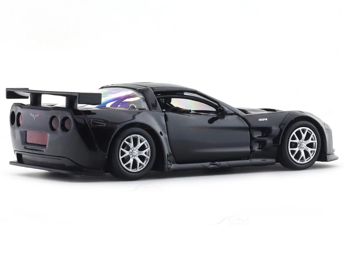Chevrolet Corvette C6-R black 1:33-42 RMZ City licensed pull back car scale model - Image 4