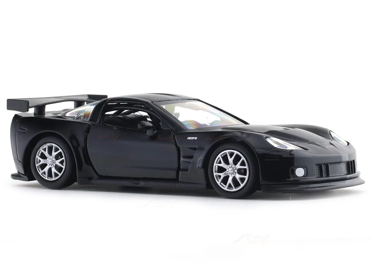 Chevrolet Corvette C6-R black 1:33-42 RMZ City licensed pull back car scale model - Image 6