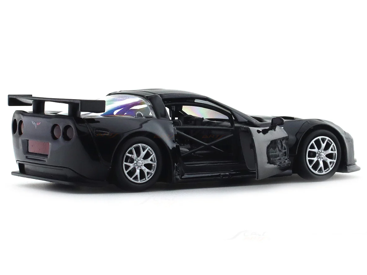 Chevrolet Corvette C6-R black 1:33-42 RMZ City licensed pull back car scale model - Image 7