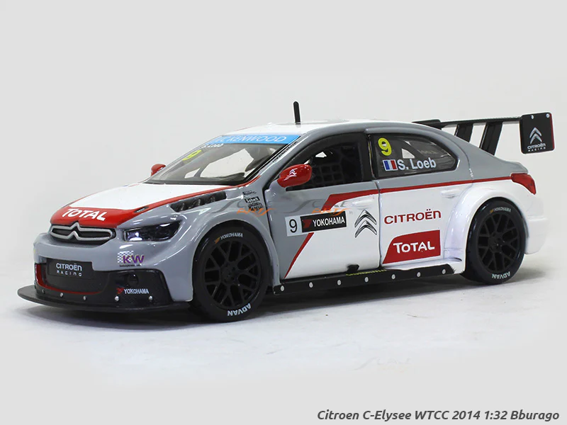 Citroen C-Elysee WTCC 2014 1:32 Bburago diecast Scale Model Car