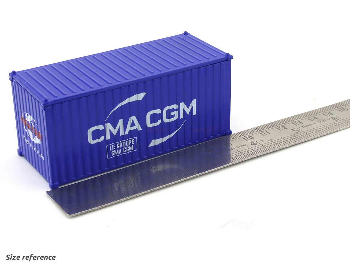 CMA CGM diecast container 1:64 Time Box scale model - Image 7