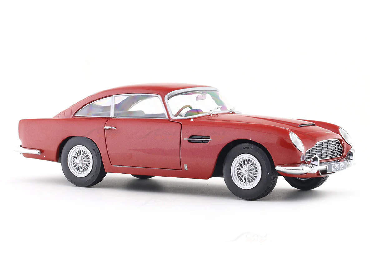 Coffee Mug & 1964 Aston Martin DB5 red 1:18 Solido licensed diecast scale model car - Image 6