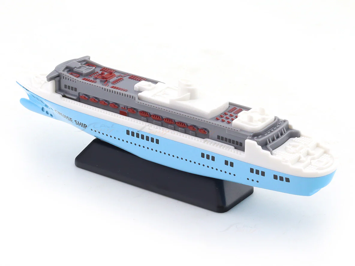 Cruise Ship blue miniature scale model - Image 8