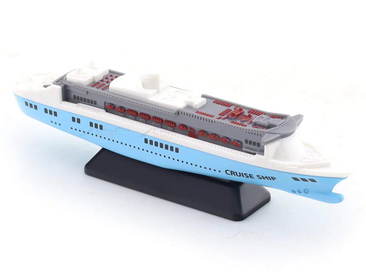 Cruise Ship blue miniature scale model - Image 9