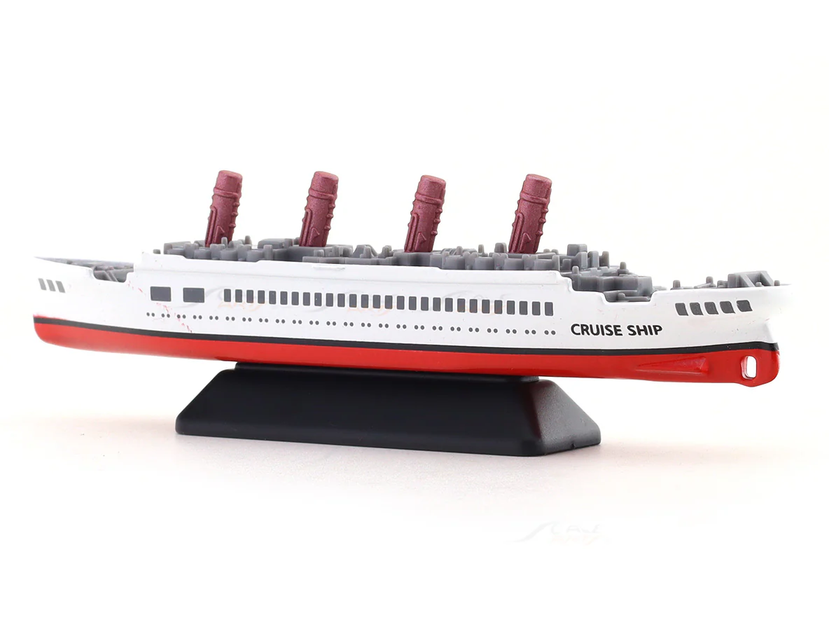 Cruise Ship white Red miniature scale model - Image 4