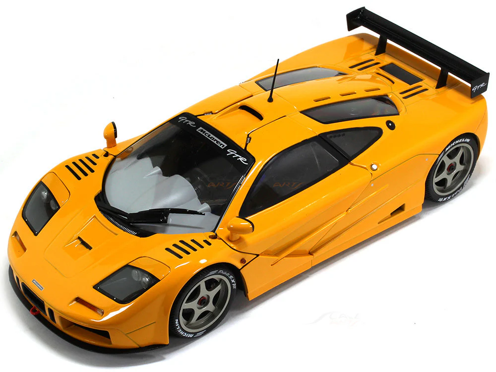 Damaged : 1996 McLaren F1 GT-R Orange Papaya 1:18 Solido diecast Scale Model car - Image 8