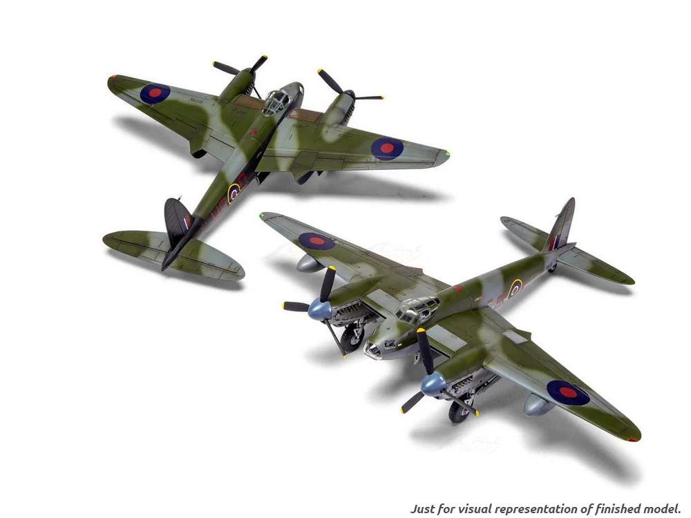 De Havilland Mosquito B.XVI 1:72 Airfix plastic model kit fighter jet - Image 3