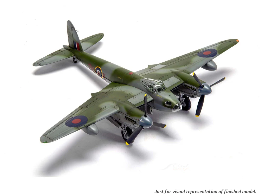 De Havilland Mosquito B.XVI 1:72 Airfix plastic model kit fighter jet - Image 8