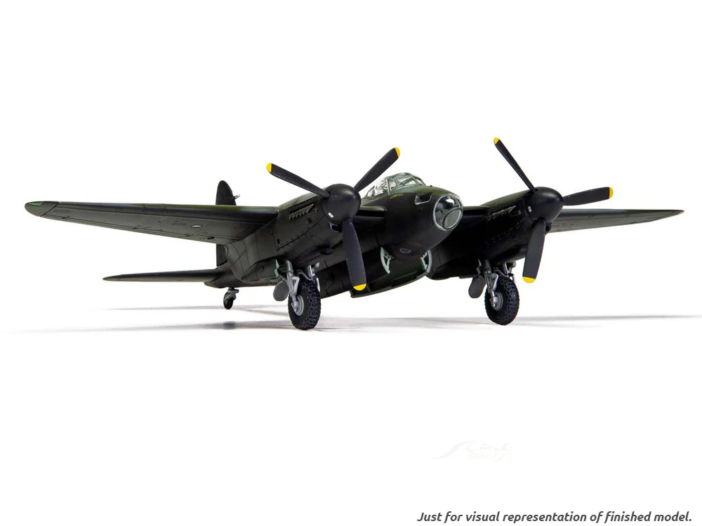 De Havilland Mosquito B.XVI 1:72 Airfix plastic model kit fighter jet - Image 9