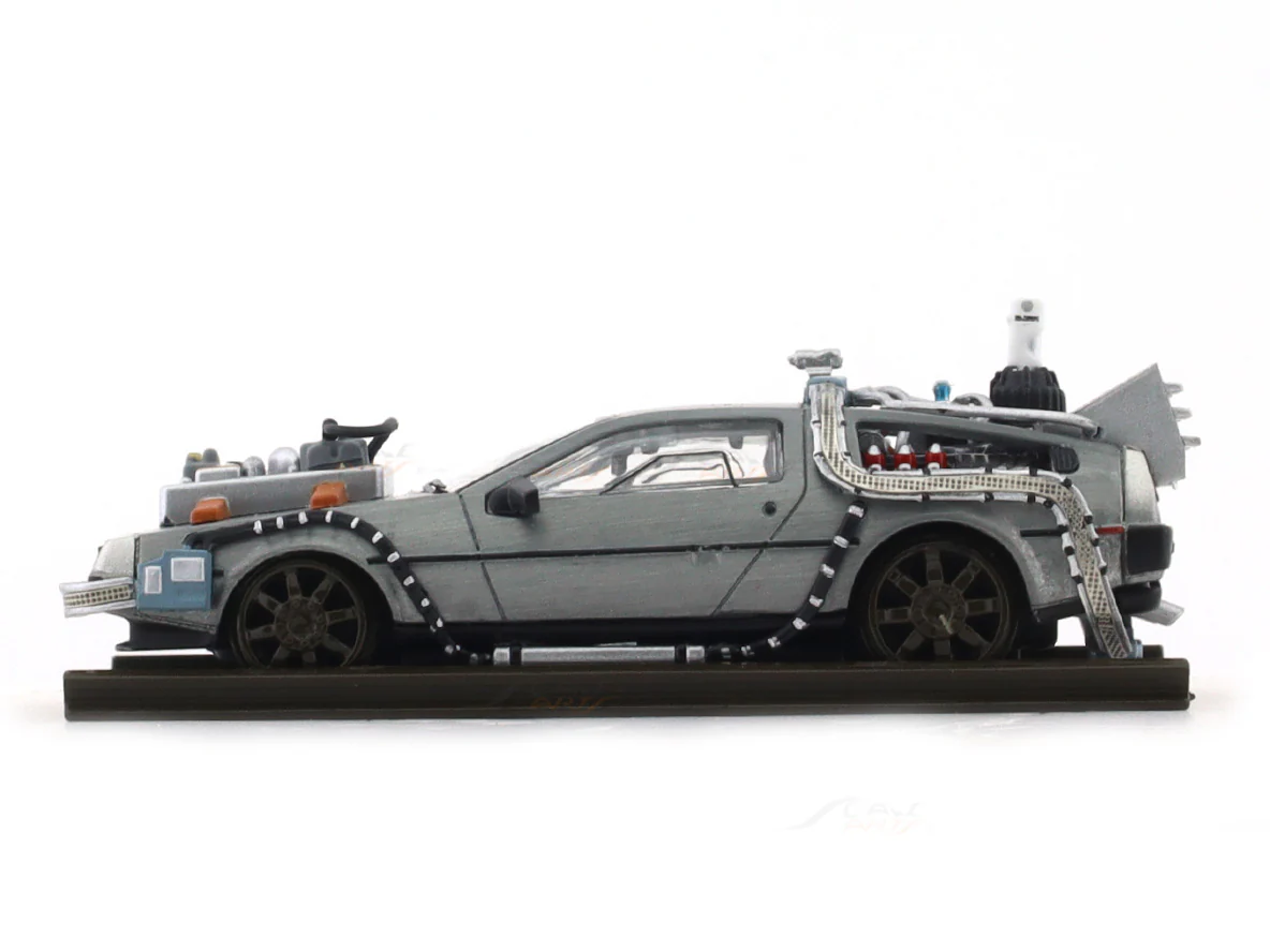 DMC DeLorean Time Machines T1 1:64 MJ Model x LMLF diecast scale model car miniature - Image 2