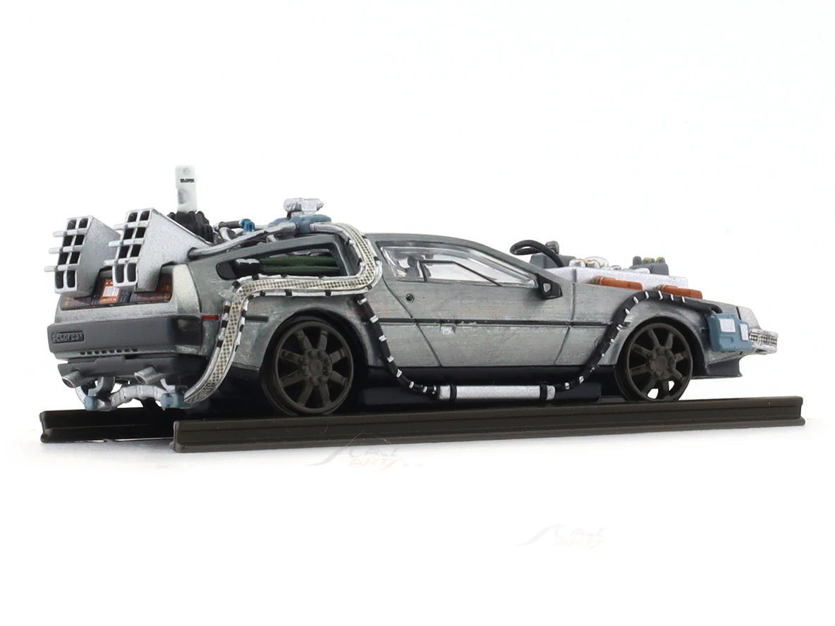 DMC DeLorean Time Machines T1 1:64 MJ Model x LMLF diecast scale model car miniature - Image 4