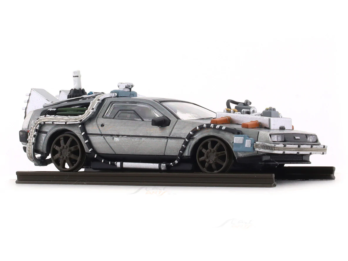 DMC DeLorean Time Machines T1 1:64 MJ Model x LMLF diecast scale model car miniature - Image 6