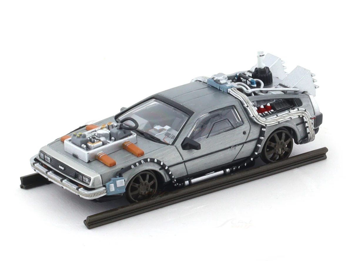 DMC DeLorean Time Machines T1 1:64 MJ Model x LMLF diecast scale model car miniature - Image 7